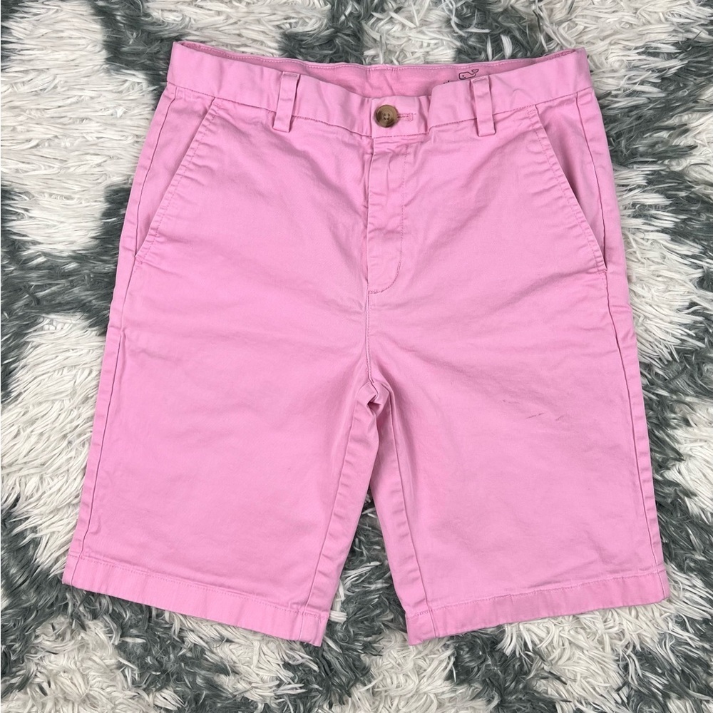 Vineyard Vines Kids Boys Pink Club Shorts Size 18
